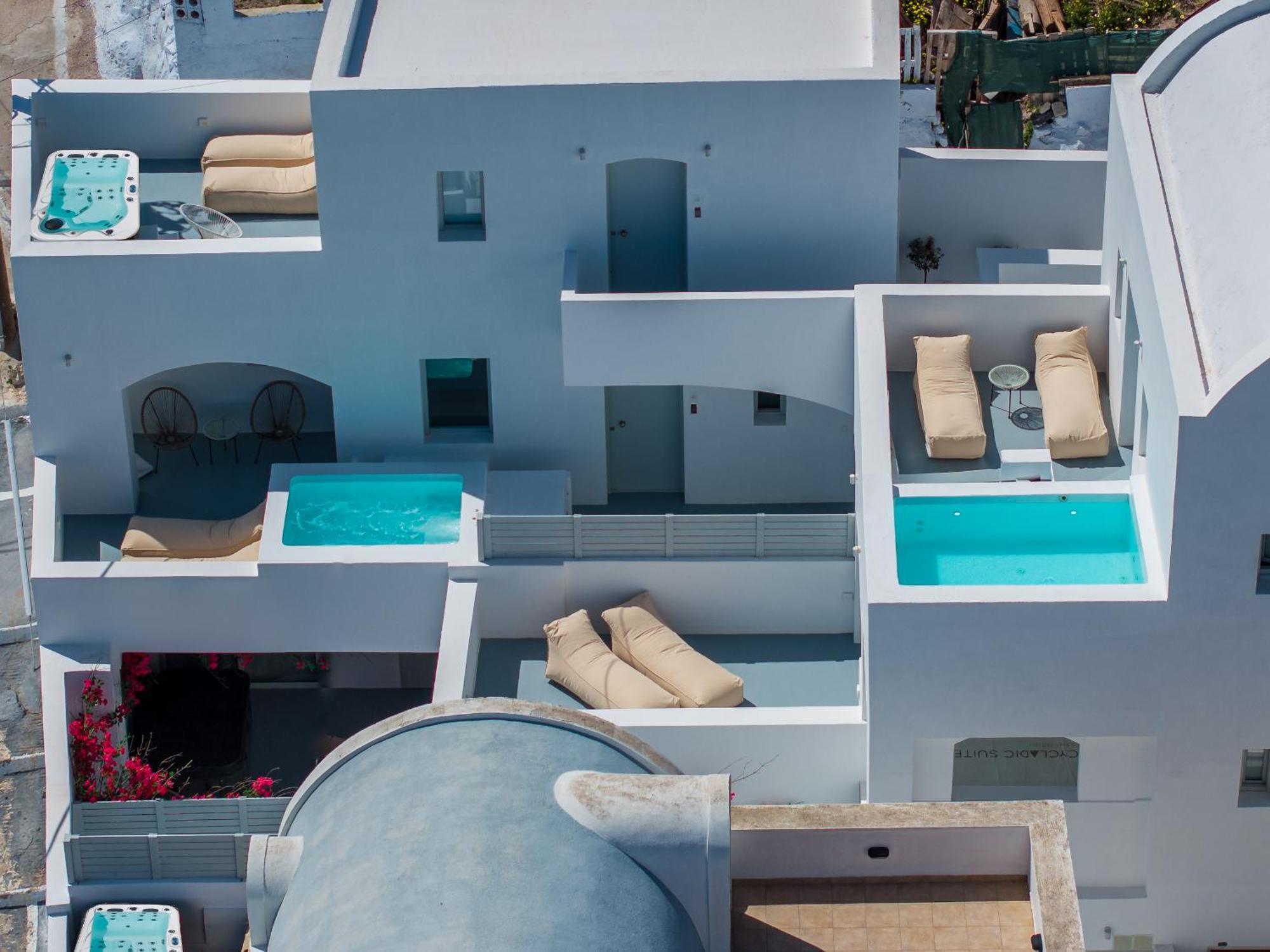 Cycladic Suites & Spa ثيرا المظهر الخارجي الصورة